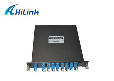 LGX ช่อง 8 ช่อง (1270-1410nm) ไฟเบอร์เดียว CWDM Muux Demux LC / UPC Connector