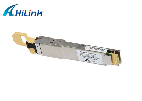 Hilink Compact MPO QSFP + เครื่องรับส่งสัญญาณ 400G QSFP DD 850nm 100m SR8
