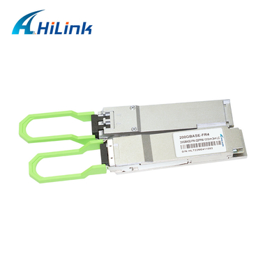 Hilink 200G QSFP56 FR4 โมดูลรับส่งสัญญาณ QSFP 2km 1310nm CWDM4 DOM ดูเพล็กซ์ LC SMF