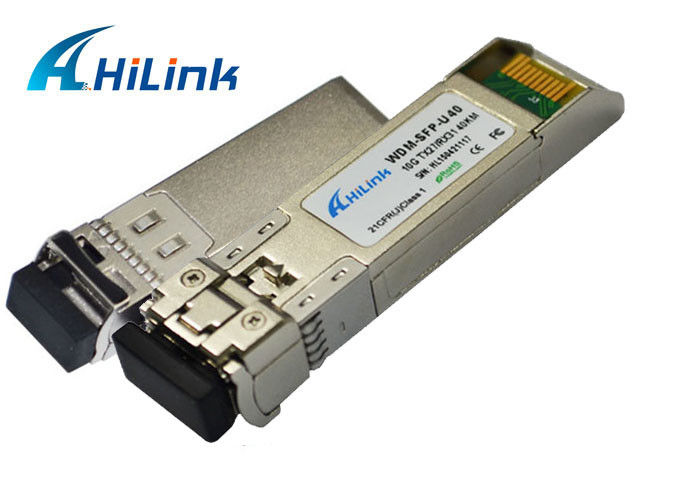 WDM Cisco 10G SFP Modules Ethernet Optical Transceiver 1270nm / 1330nm 40km