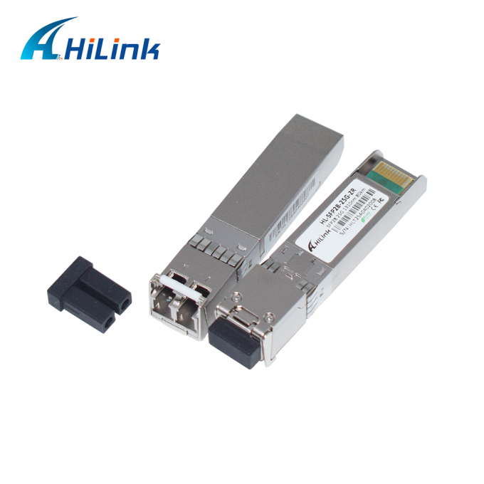 25G ZR SFP 80KM LC 25G Ethernet SFP Transceiver DOM 1310nm เครื่องรับสัญญาณไฟเบอร์ออปติก 2