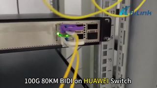 100G BIDI 80KM 1280/1300nm บน Arista และ Huawei Switch