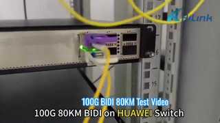 100G BIDI 80KM บนสวิตช์ Arista และ Hauwei