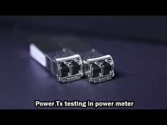 Hilink LC Connector เครื่องรับสัญญาณไฟเบอร์ออปติก 10G SFP+ BIDI WDM 60KM