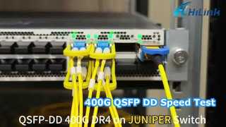 400G QSFPDD DR4 1310nm 500M บน Juniper Swirch