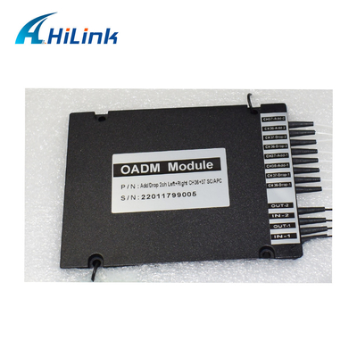 2CH DWDM OADM Optical Module East And West With SC APC Connector