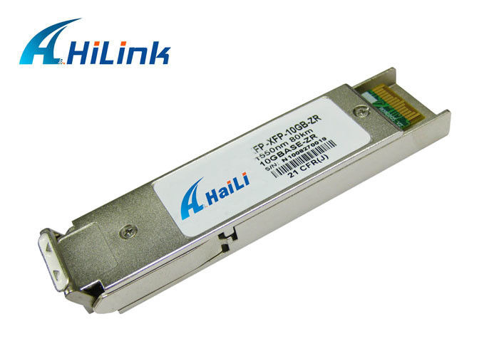 สอดคล้องกับ Cisco 10G XFP Transceiver, XFP 10G ZR 1550nm 80km ปรับแต่งได้ด้วย LC Connector