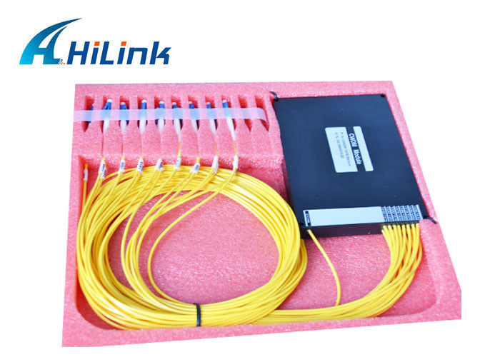 Single Strand Simplex แบบพาสซีฟ CWDM Mux Demux โมดูลสำหรับเครือข่าย WDM CATV System