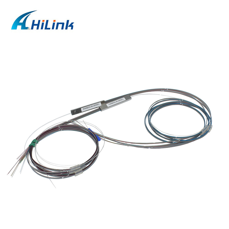 1X32 PLC Optical Splitter Fanout ไฟเบอร์เปล่า 0.9 มม. โหมดเดี่ยวไม่มีขั้วต่อ