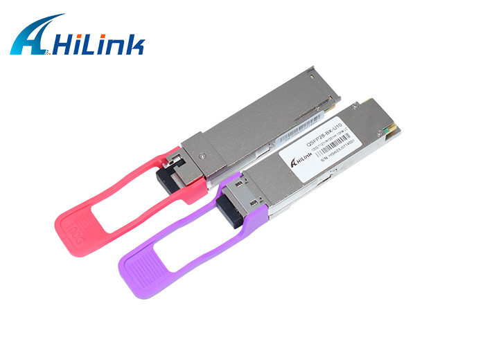 ตัวรับส่งสัญญาณแสงโหมดเดียว 100G QSFP28 PAM4 10km LR1 BIDI 1271/1331nm EML + PIN