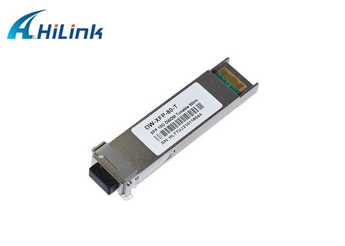 สอดคล้องกับ Cisco 10G XFP Transceiver, XFP 10G ZR 1550nm 80km ปรับแต่งได้ด้วย LC Connector