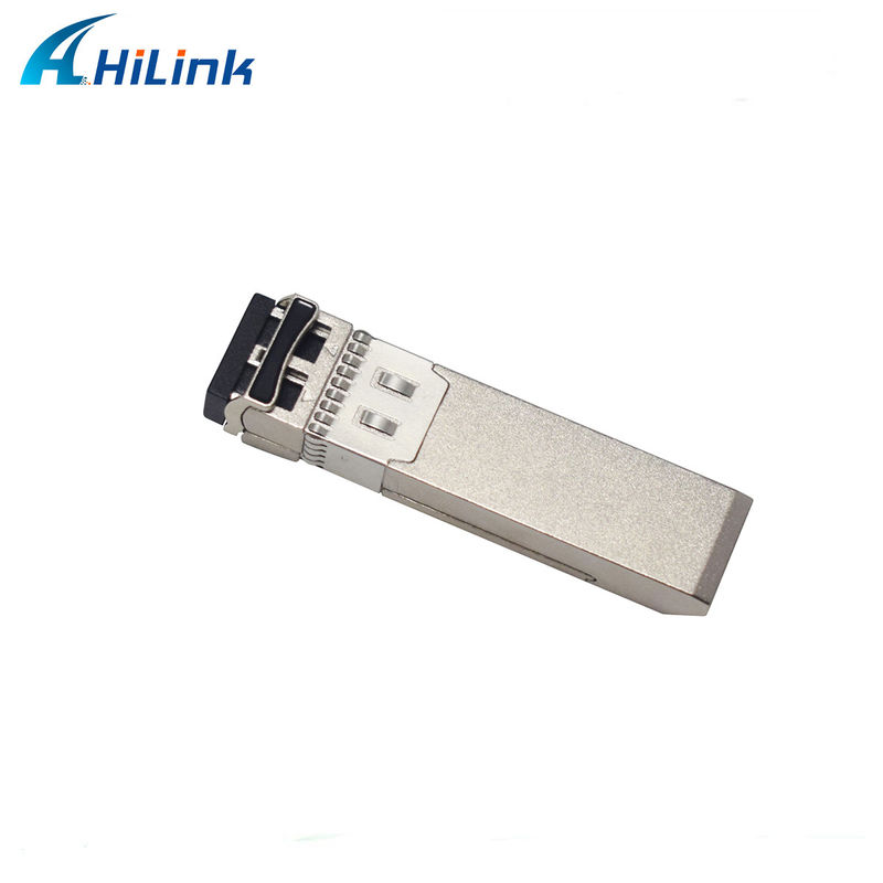 SFP+ 10Gig Ethernet Module 10G SR 850nm 300M LC Duplex DDM Fiber Optic Transceiver สําหรับเครือข่าย 4G ฟังก์ชัน WDM สําหรับ FTTH SFP-10G-SR