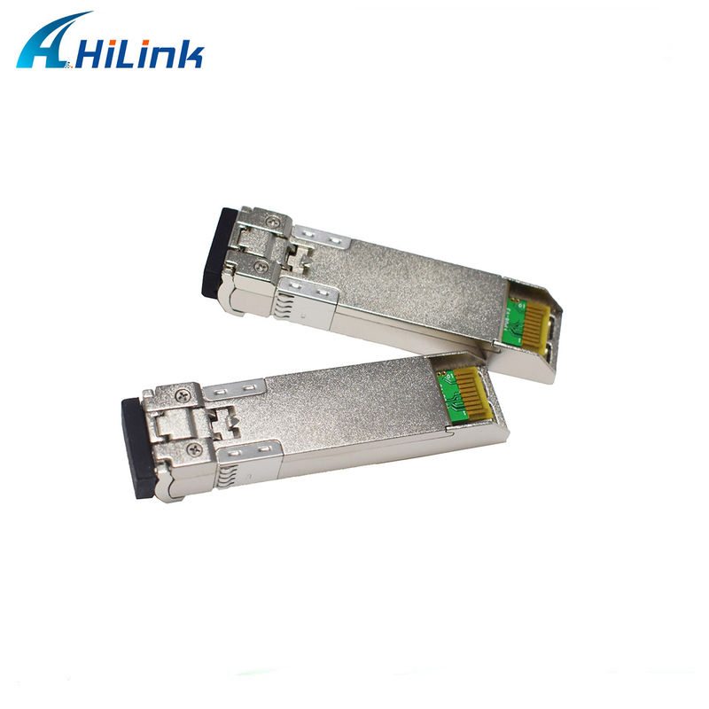 ระยะทาง 80KM SFP 10G SMF 1550nm ZR Duplex LC DDM Optical Module พร้อมเครื่องส่ง EML