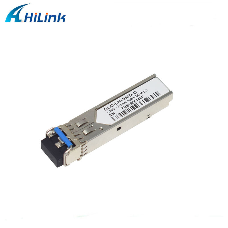 GLC-LX-SMD เครื่องรับสัญญาณไฟเบอร์ออปติก SFP 1.25G 1310nm 10KM Duplex LC DDM