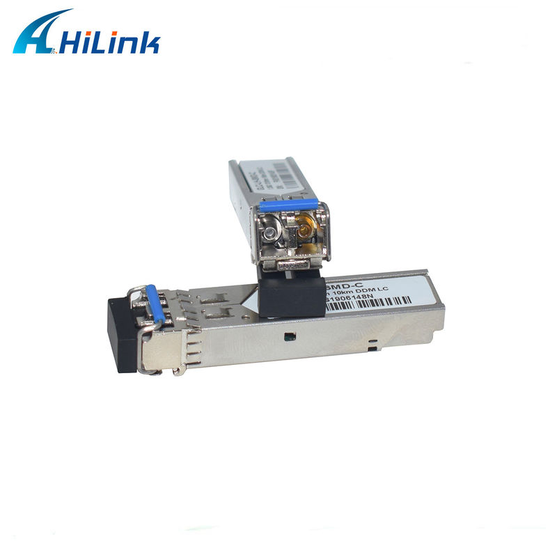 GLC-LX-SMD เครื่องรับสัญญาณไฟเบอร์ออปติก SFP 1.25G 1310nm 10KM Duplex LC DDM