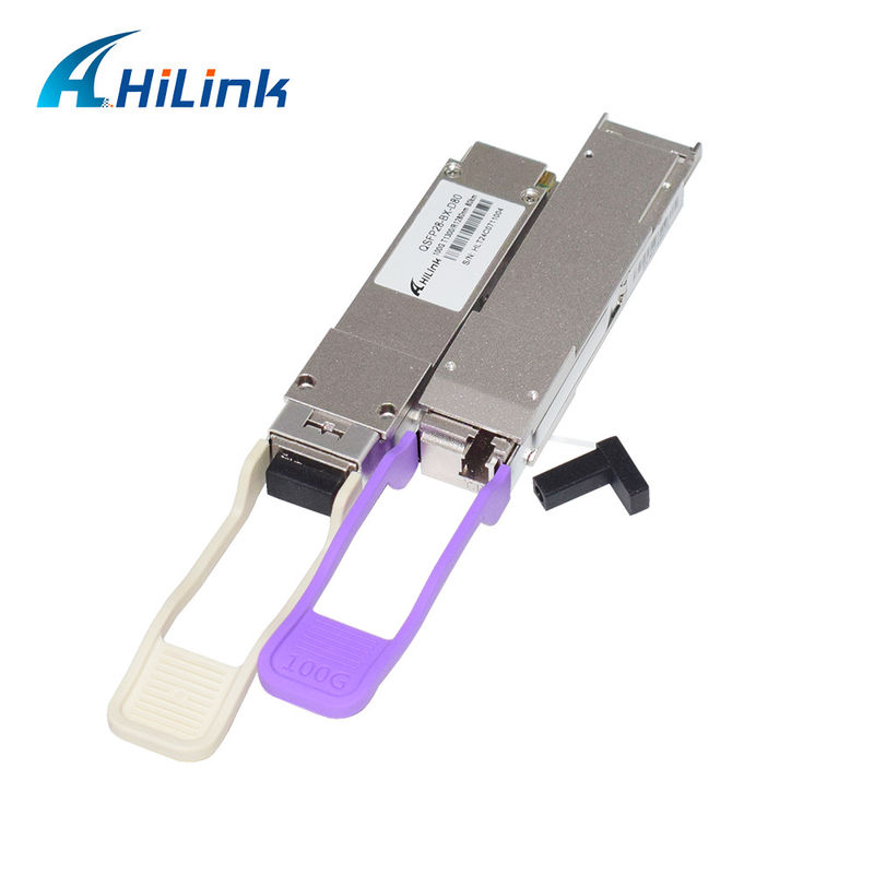QSFP28 BIDI 100G ZR QSFP28 80km 1280/1300nm 100GBASE-BX80 โมดูล QSFP28 80km LC