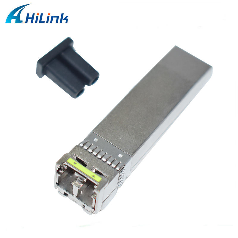 โมดูลรับสัญญาณไฟเบอร์ออปติกระยะไกล 10G ฐาน SFP ZR 120KM 1550NM รองรับกับ LC Connector