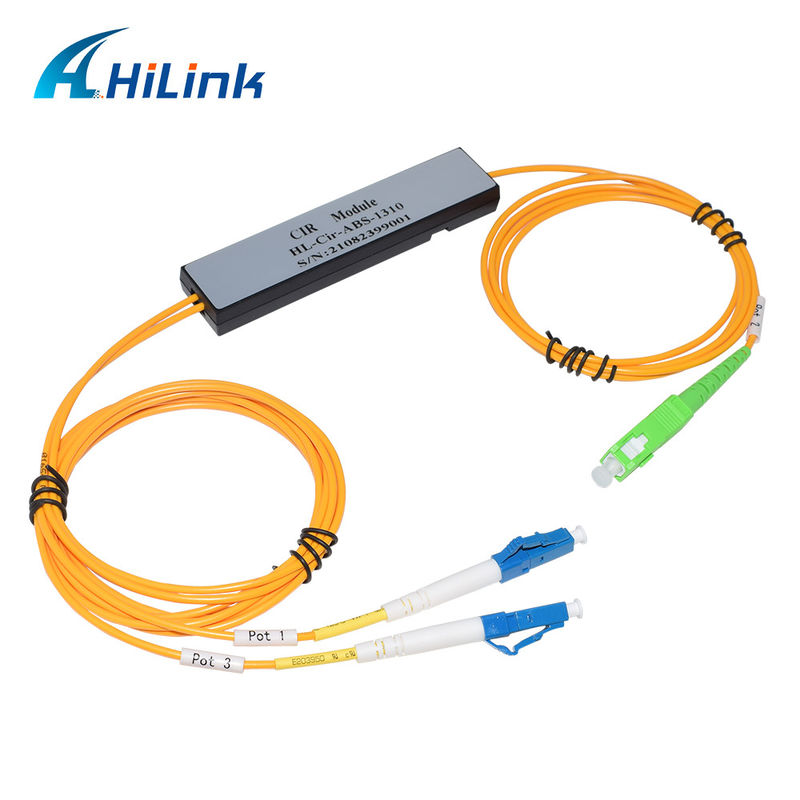 ABS Box 3 Port Circulator, Port1&Port3-LC/UPC, Port2-SC/APC 1310nm/1550nm/1610nm