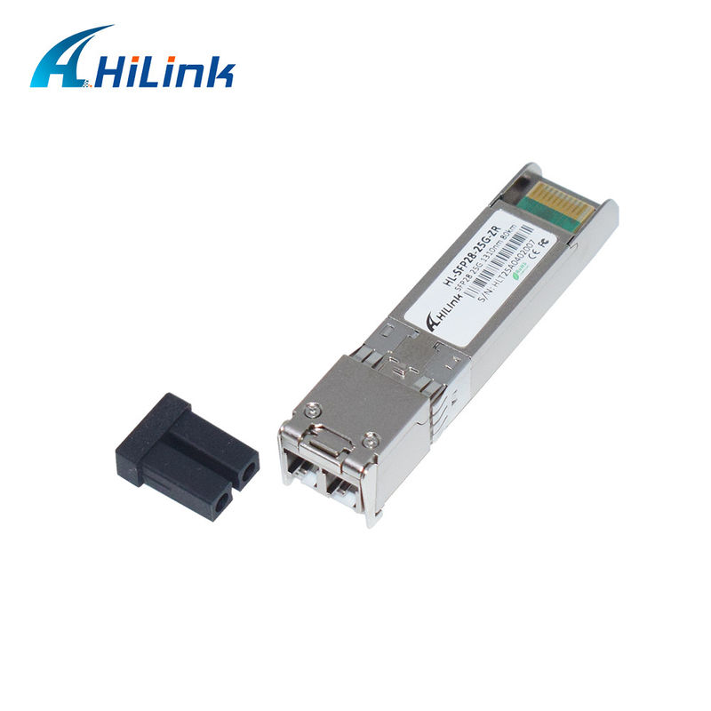 25G ZR SFP 80KM LC 25G Ethernet SFP Transceiver DOM 1310nm เครื่องรับสัญญาณไฟเบอร์ออปติก