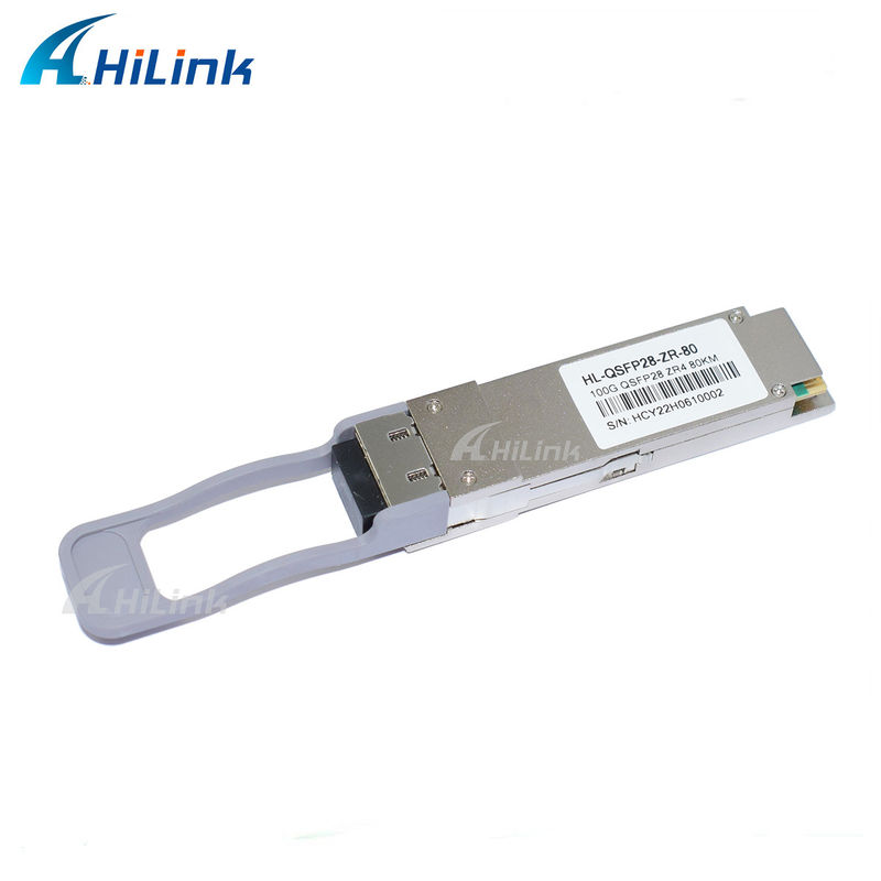 QSFP28 ZR4 80KM LWDM4 1295-1304NM LC Connector SOA+Pin Fiber Optic Transceiver ราคาดี สื่อสารและเครือข่ายสินค้า