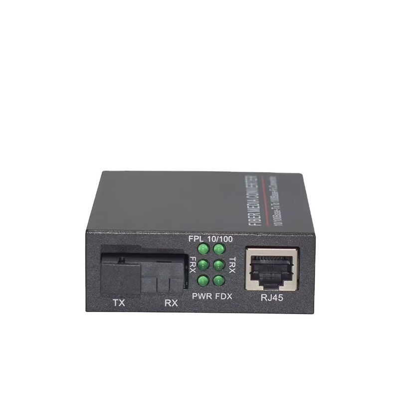 BIDI WDM Single Fiber Optic Media Converter 10/100M 1310/1550nm อุปกรณ์ออปติก SFP 20 กม.