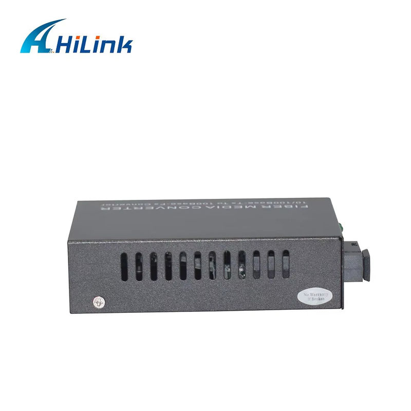 BIDI WDM Single Fiber Optic Media Converter 10/100M 1310/1550nm อุปกรณ์ออปติก SFP 20 กม.
