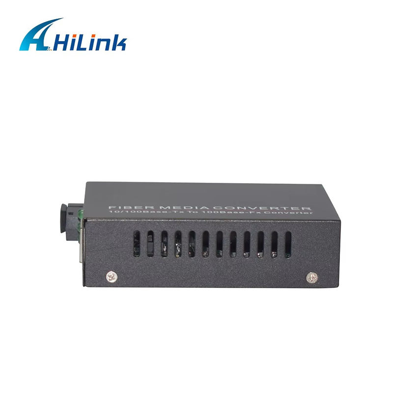 BIDI WDM Single Fiber Optic Media Converter 10/100M 1310/1550nm อุปกรณ์ออปติก SFP 20 กม.