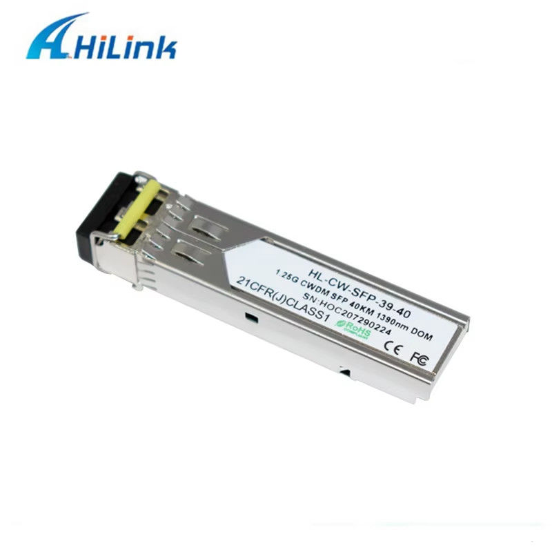 โรงงานจีน 1000Base 1.25G SFP คอนเนกเตอร์ LC สองสาย CWDM 40KM LC 1270-1610nm Optical Transceiver อุปกรณ์ไฟเบอร์ออปติก