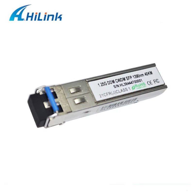 โรงงานจีน 1000Base 1.25G SFP คอนเนกเตอร์ LC สองสาย CWDM 40KM LC 1270-1610nm Optical Transceiver อุปกรณ์ไฟเบอร์ออปติก