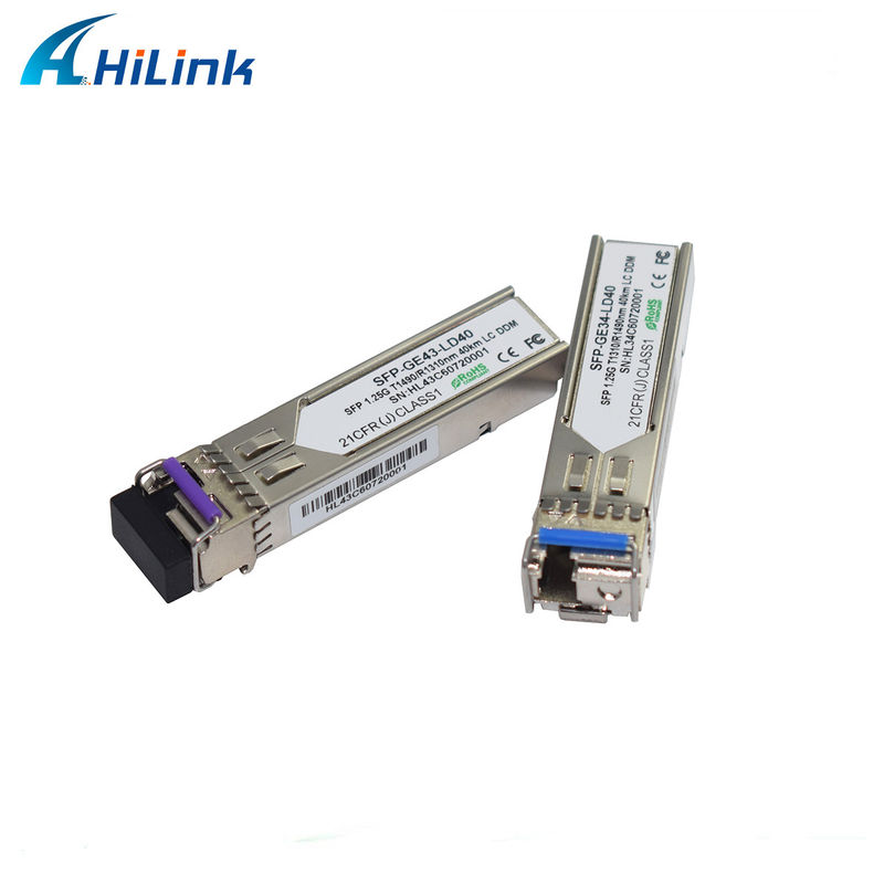 Hilink 1.25G SFP BIDI 40KM 1310/1490 ((1550nm) โมดูลไฟเบอร์ออปติก