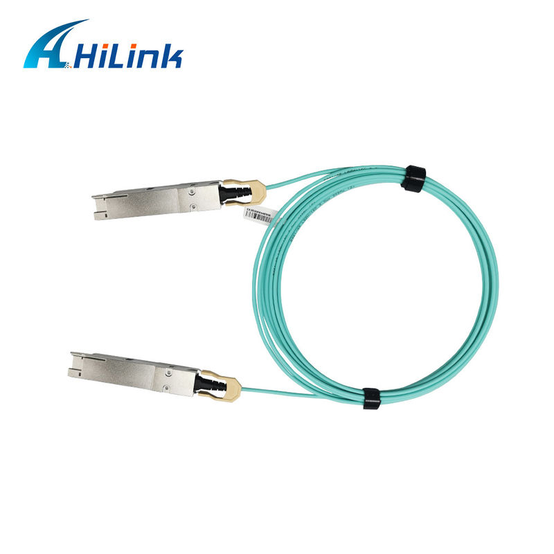 400G QSFP DD เคเบิลออปติกที่ใช้งาน 8x26.5625GBd ((PAM4) อินเตอร์เฟสไฟฟ้า