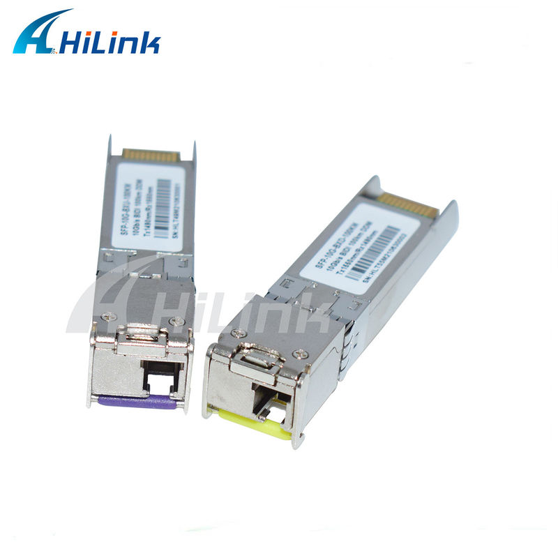 โมดูลรับส่งสัญญาณ SFP BIDI 10G ระยะ 3-100KM 1490/1550NM EML APD สำหรับเครือข่ายความเร็วสูงทางไกล