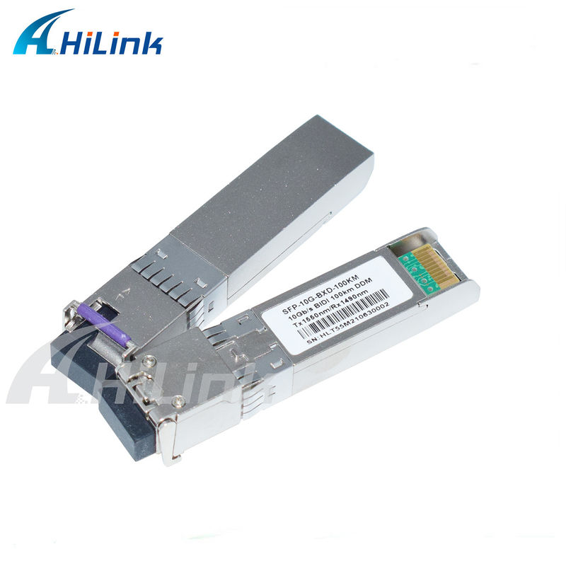 โมดูลรับส่งสัญญาณ SFP BIDI 10G ระยะ 3-100KM 1490/1550NM EML APD สำหรับเครือข่ายความเร็วสูงทางไกล