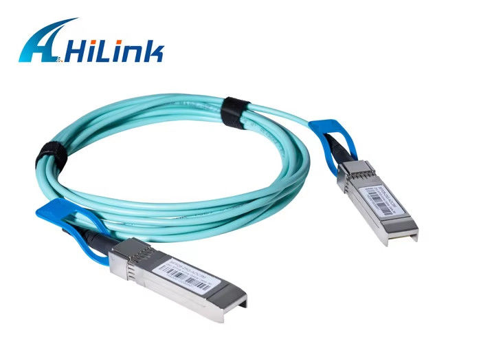 25G SFP28 ถึง SFP28 สายไฟฟ้าออปติกที่ใช้งาน 3M สายไฟฟ้าออปติก 25G สายไฟฟ้า AOC