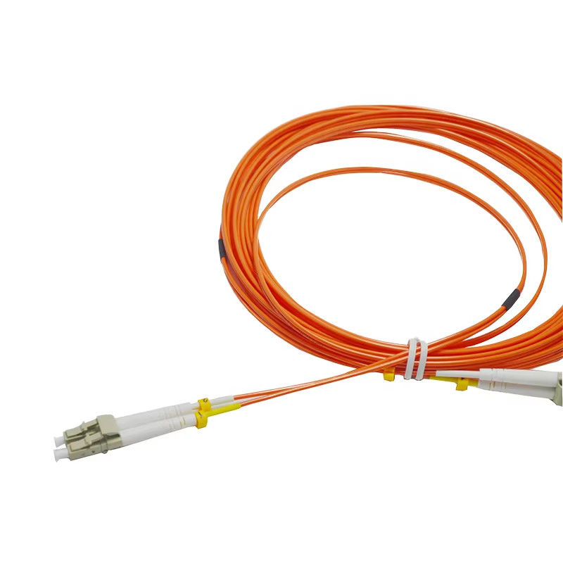 สายแพทช์คอร์ด LC/UPC เป็น LC/UPC 5 เมตร 2.0 มม. แบบดูเพล็กซ์ มัลติโหมด OM2