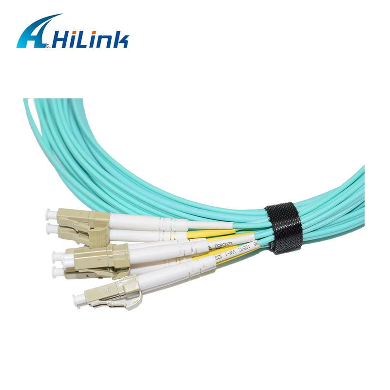 40G QSFP+ ถึง 8xLC AOC 3M สายไฟฟ้าออปติกที่ใช้งานในระยะทางสั้นมาก