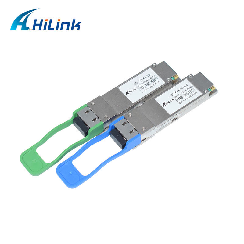 100G QSFP28 BIDI Optical Transceiver 40KM 100G-ER1-40 MSA EML เลเซอร์ APD รับ 1309.14nm/1304.58nm
