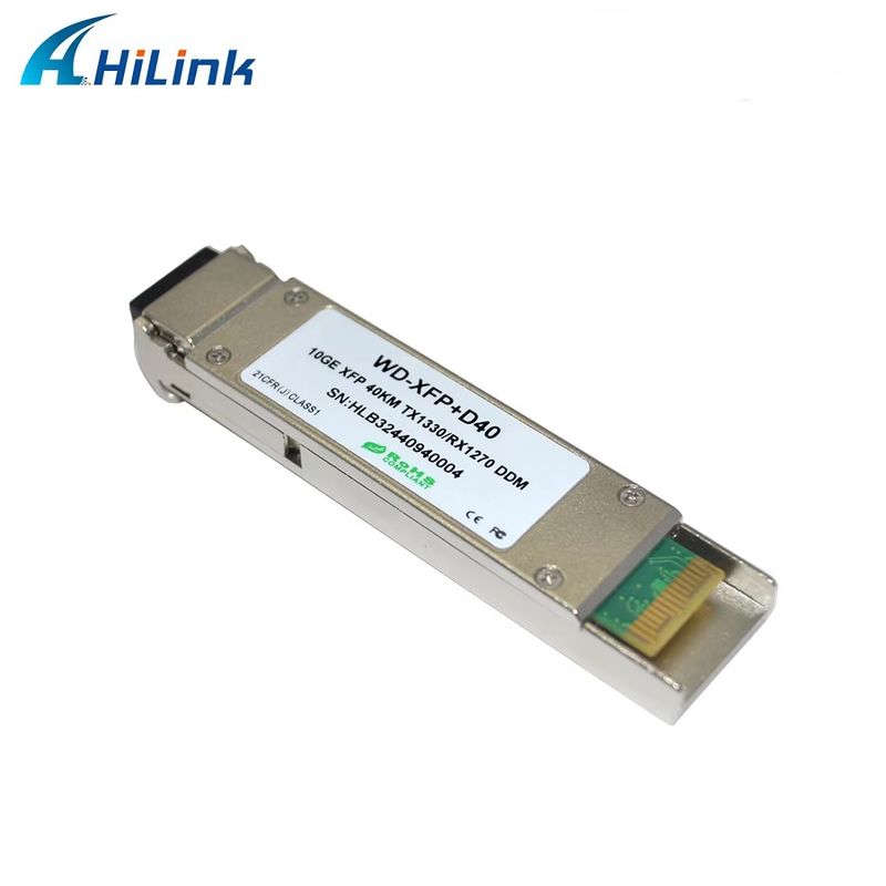 โมดูลออปติคัล XFP 10G Ethernet WDM BIDI ER คุณภาพสูง 40KM 1270/1330 อุปกรณ์ไฟเบอร์ออปติก