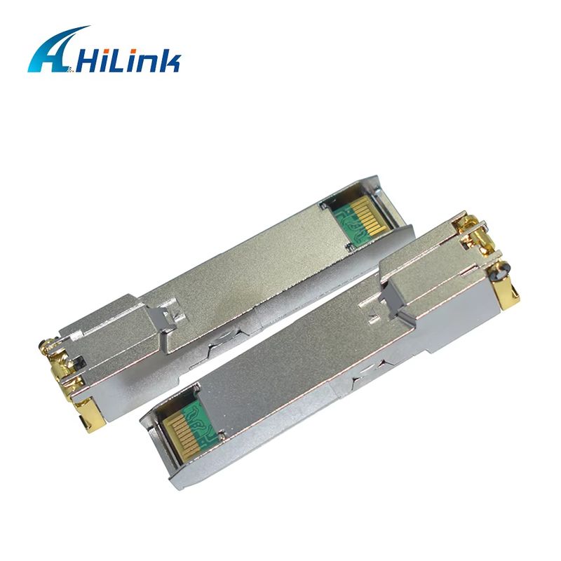 HL-SFP-T ตัวรับส่งสัญญาณ SFP ทองแดง 1000BASE-T และ 10/100/1000BASE-T พร้อมอัตราข้อมูลอุณหภูมิ 0 ถึง 70C