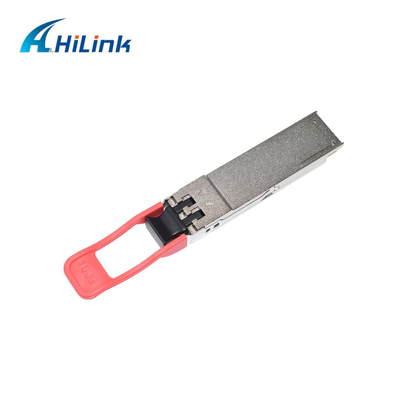 โมดูลรับส่งสัญญาณออปติคอล QSFP28 ER4 100Gb/s ระยะ 40KM แบบ Hot Pluggable Duplex LC LAN WDM APD SMF สอดคล้องกับ RoHS-6