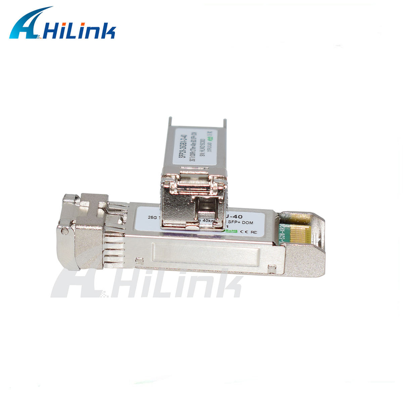 25Gbps BIDI 40KM 1270/1310nm 40KM APD LC DOM Transceiver 25G Ethernet เครื่องรับสัญญาณไฟเบอร์ออปติก