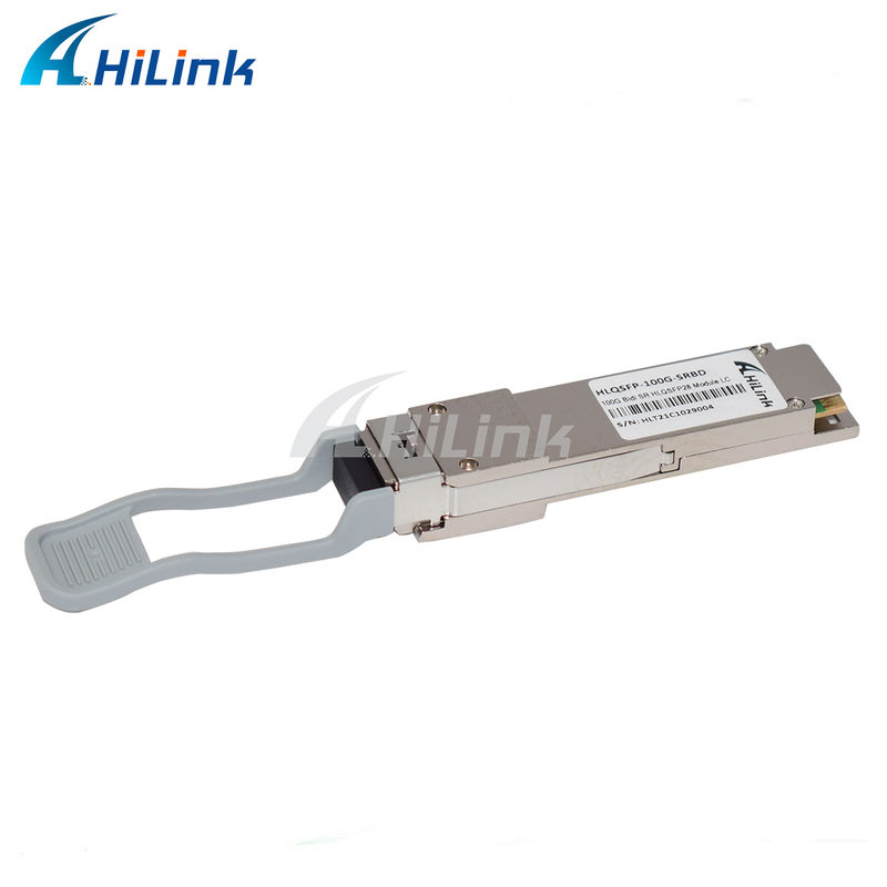 100G QSFP28 SRBD 100m Bi-Di Duplex LC Hot Pluggable 850/900nm VCSEL PAM4 2x50G มัลติโหมด
