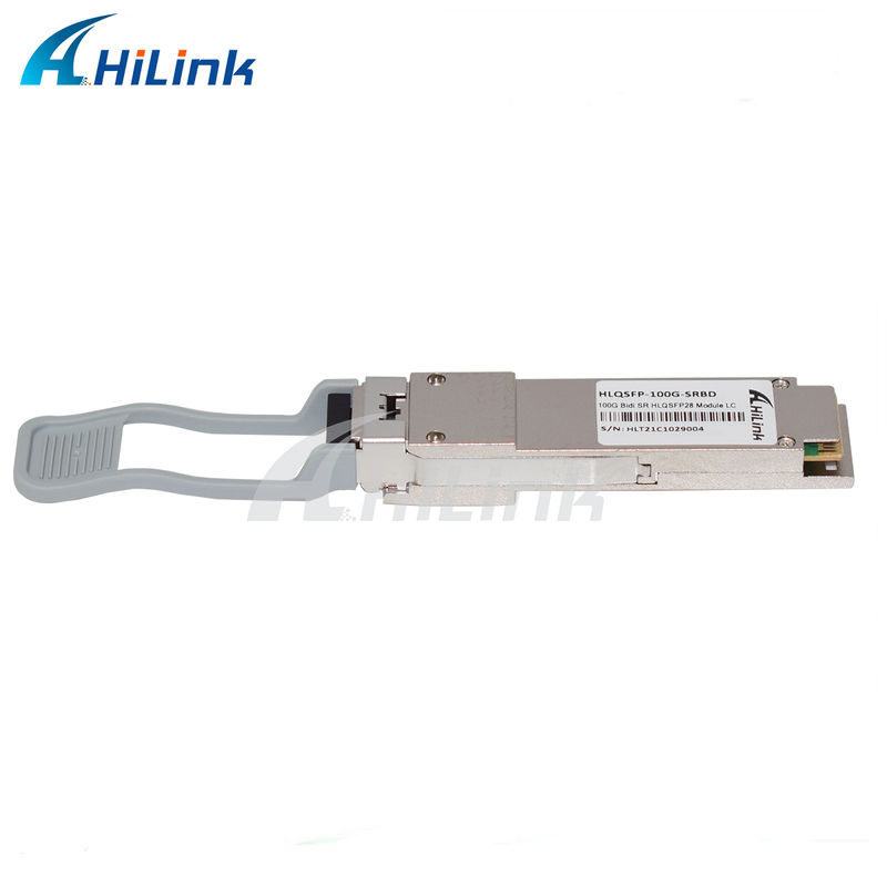 100G QSFP28 SRBD 100m Bi-Di Duplex LC Hot Pluggable 850/900nm VCSEL PAM4 2x50G มัลติโหมด