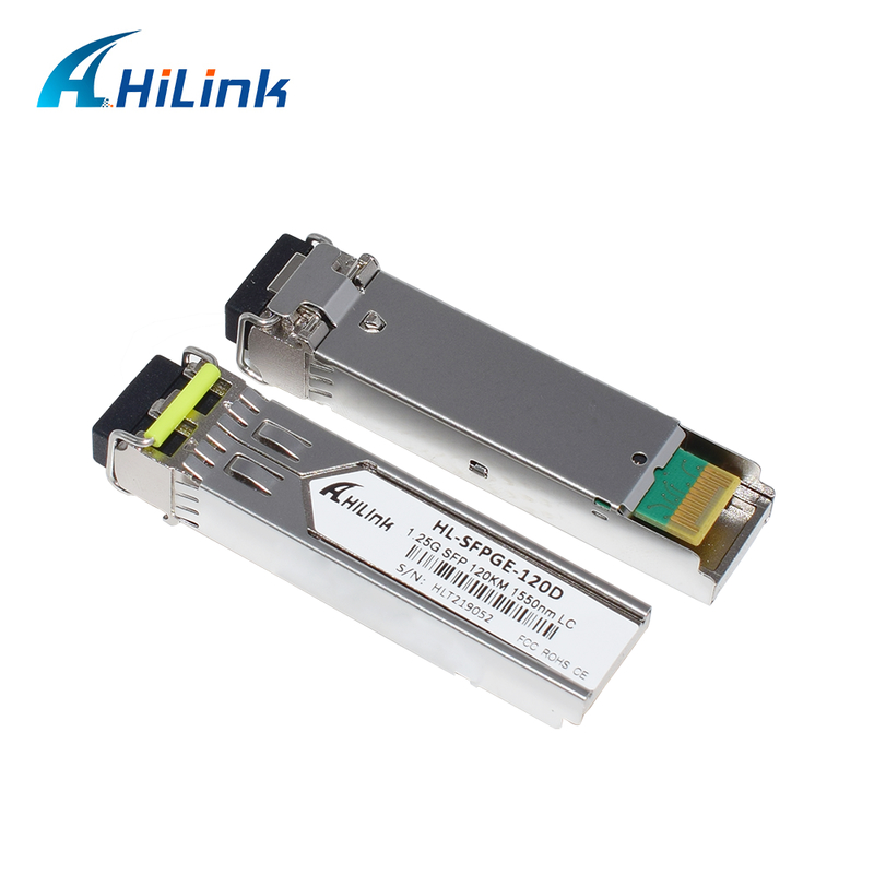 1.25Gb/s BIDI SFP Transceiver พร้อมเลเซอร์ DFB และ APD Receiver สําหรับการส่งสัญญาณ 120 กม. ในช่วงอุณหภูมิทางการค้า