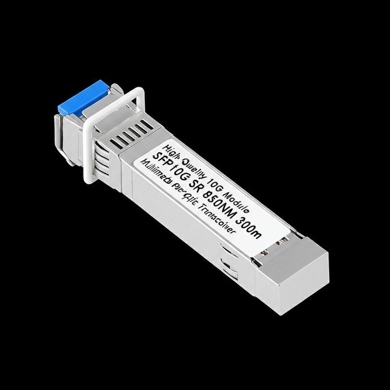 โมดูล SFP+ มัลติโหมด 10Gbps 850nm 300m แบบ Hot-pluggable พร้อมฟังก์ชัน DDM