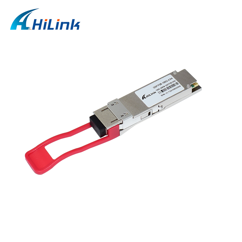 โมดูลรับส่งสัญญาณออปติคัล QSFP28 100G ระยะทาง 40 กม., ใช้พลังงานต่ำ (<4.5W) และเป็นไปตามมาตรฐาน RoHS 6/6 สำหรับศูนย์ข้อมูล