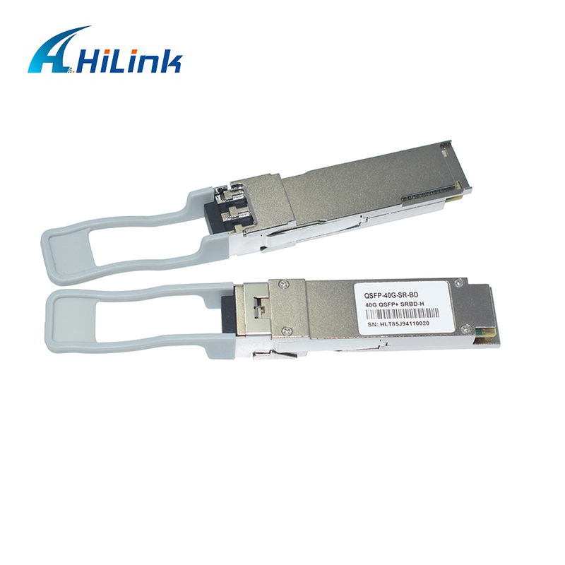 โมดูลไฟเบอร์ออปติก QSFP+ 40Gb/s 100m Bi-Di Duplex LC แบบ Hot Pluggable 850/900nm MMF