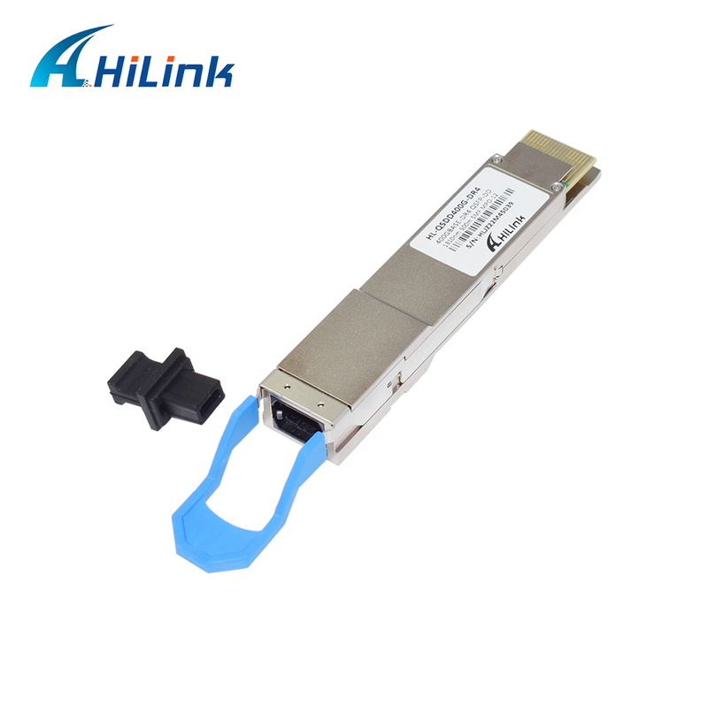 QSFP-DD-DR4 8x50G 400GBASE 400G 1310nm 500M MPO-12 เครื่องเชื่อม SMF SFP Transceiver