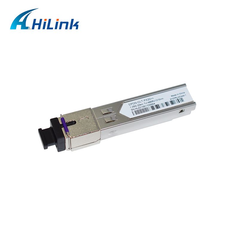 EPON OLT SFP Transceiver พร้อม PX20+ PX20++ PX20+++ สําหรับอัตราการส่งข้อมูล 1.25Gbps และการส่งข้อมูล 20KM