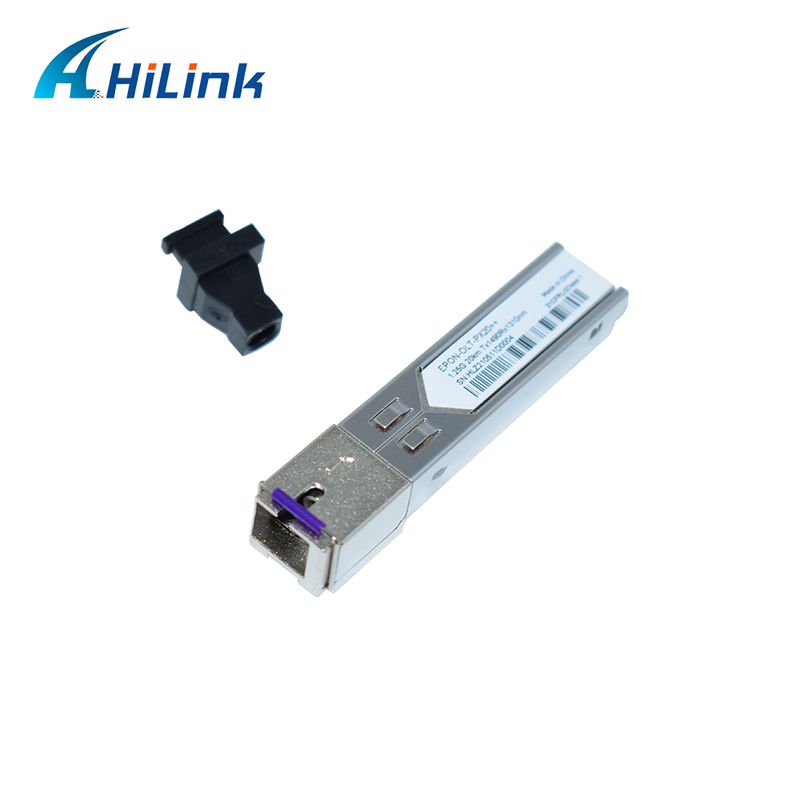 EPON OLT SFP Transceiver พร้อม PX20+ PX20++ PX20+++ สําหรับอัตราการส่งข้อมูล 1.25Gbps และการส่งข้อมูล 20KM